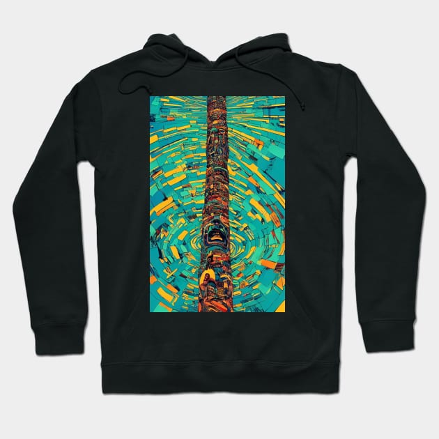 Totem 7 Hoodie by BryanWhipple